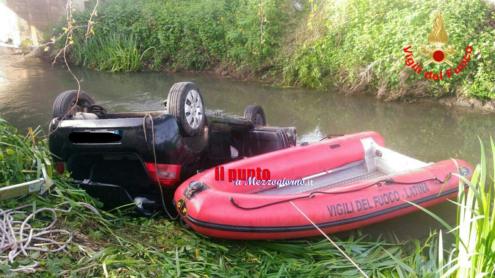 Incidente stradale Latina – finisce nel canale con l’auto, muore 47enne di Sezze