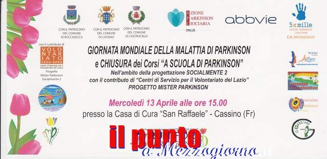 Giornata mondiale della malattia di Parkinson al San Raffaele di Cassino