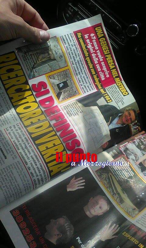 I misteri di Alatri e le ricerche di Tofani sul settimanale Cronaca Vera I misteri di Alatri e le ricerche di Tofani sul settimanale Cronaca Vera