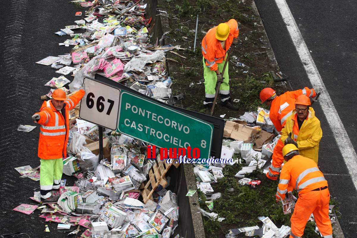 Incidente stradale sull’A1, le operazioni di soccorso ++ Video ++