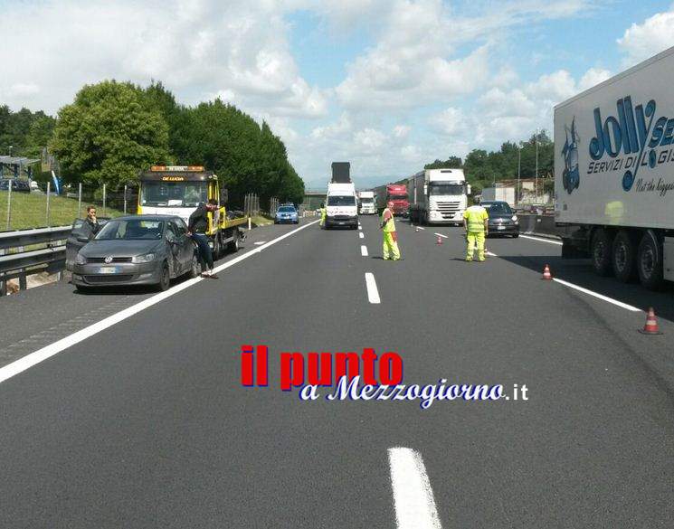 Due incidenti stradali a San Giorgio e Pontecorvo, tre feriti