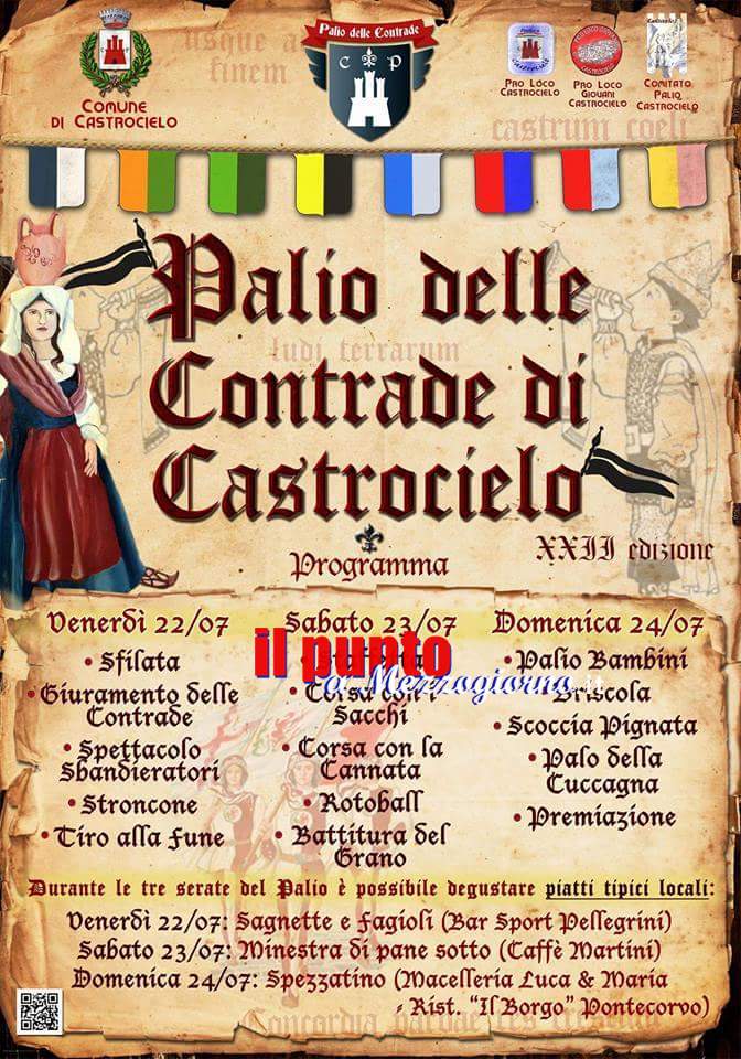 A Castrocielo la XXII edizione del Palio delle contrade