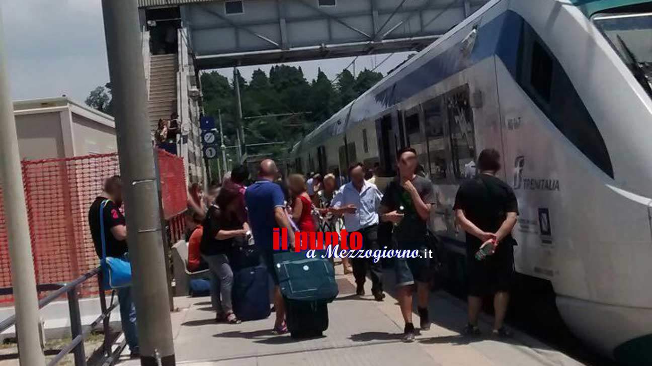 Treno della linea Roma Cassino si rompe e resta fermo per oltre un’ora a Valmontone