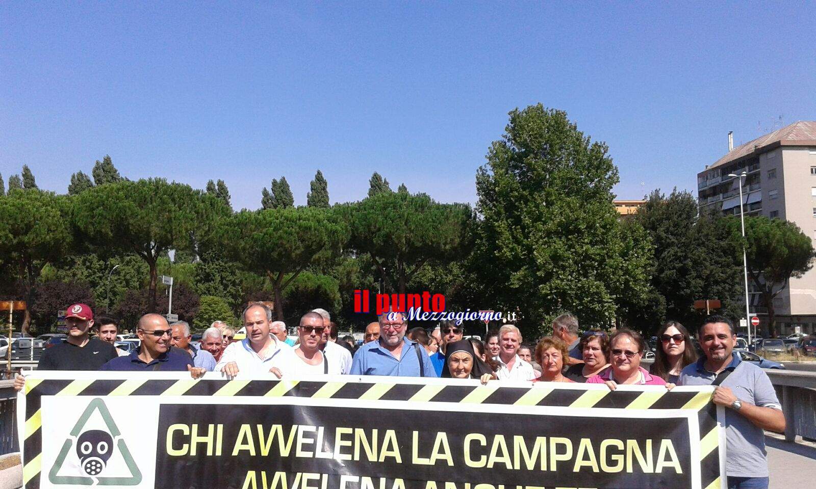 Da Piedimonte a protestare davanti la Regione Lazio contro l’impianto di compostaggio