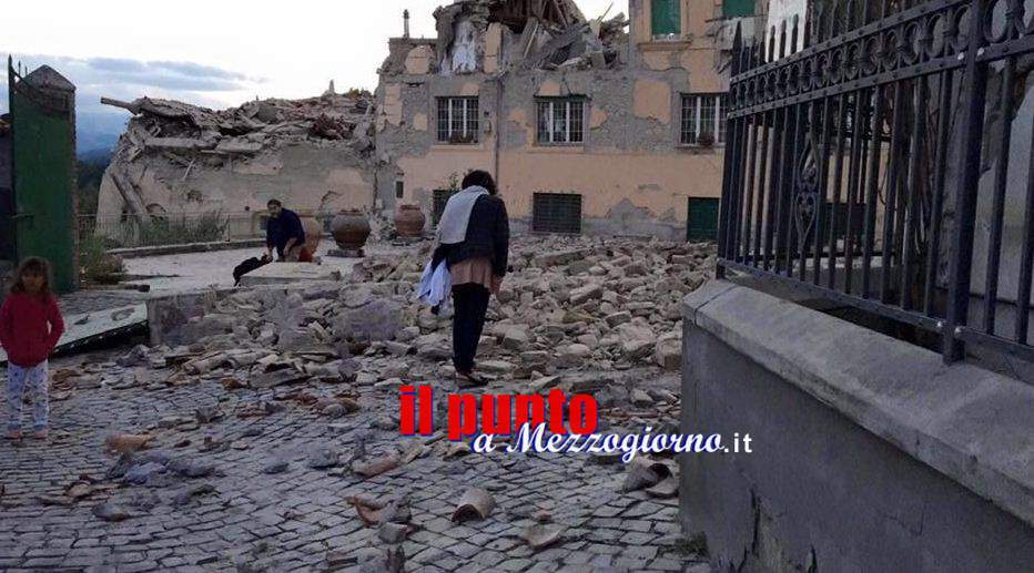 Terremoto, Amatrice semidistrutta, soccorritori partono anche da Frosinone – LE FOTO