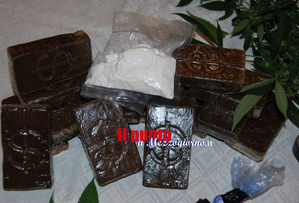 Tre chili di droga sequestrata a Fondi, arrestato 54enne
