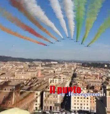 Le Frecce Tricolori e Roma come non le avete mai viste – Il VIDEO