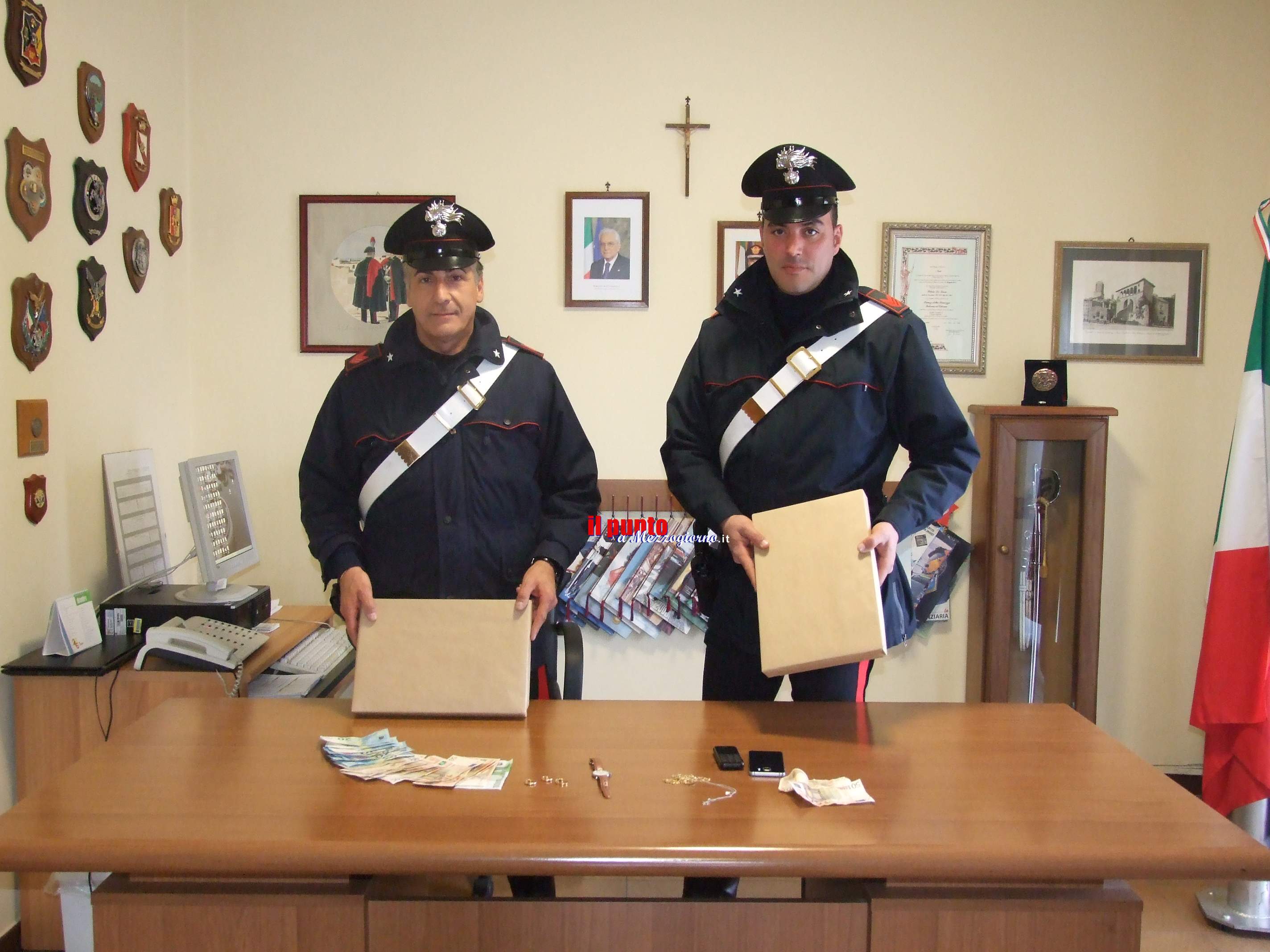 Truffatori in trappola a Cassino, arrestati dopo aver fatto il pacco ad una 96enne