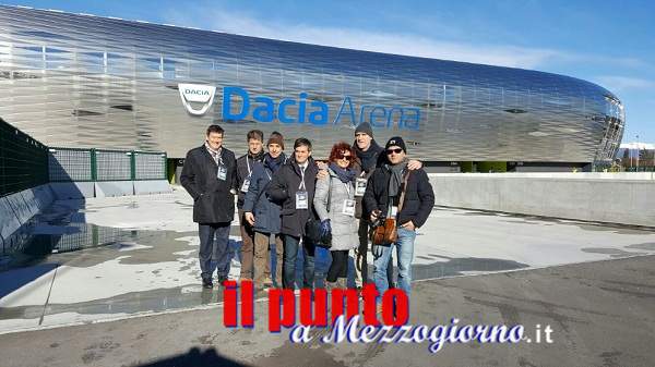 Squadra Stadio della Questura di Frosinone in trasferta al Dacia Arena di Udine