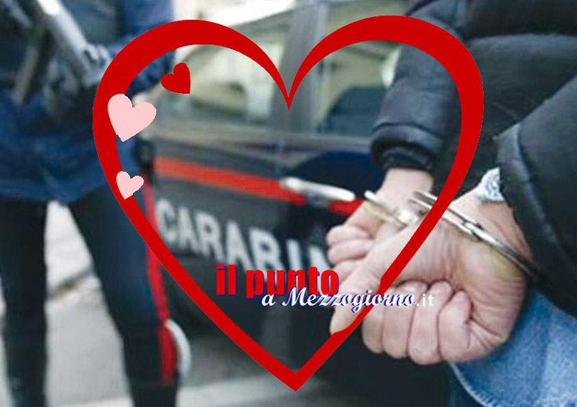 San Valentino in manette, rapinatore per amore arrestato dai carabinieri