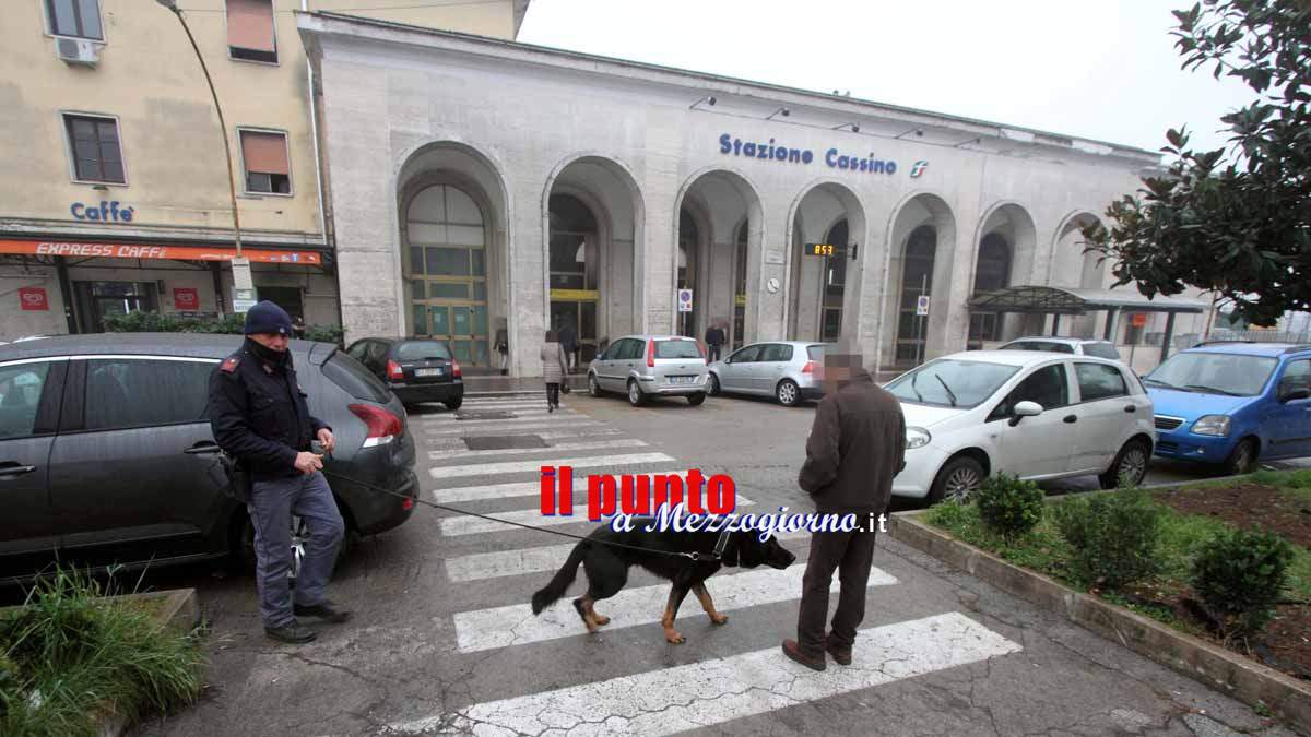 Droga a Cassino, polizia a caccia di consumatori. Professionista segnalato alla Prefettura