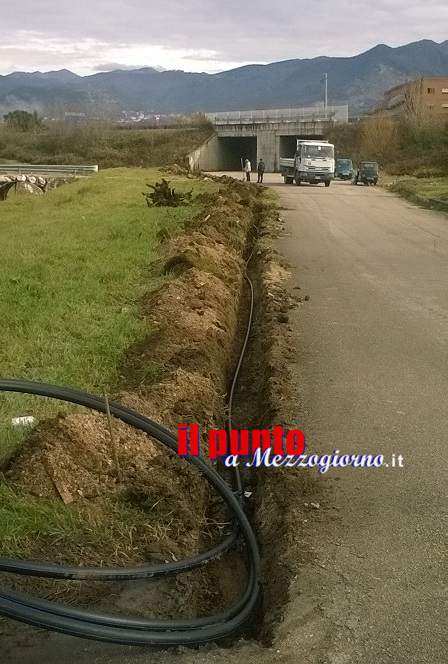 Iniziati i lavori di potenziamento della rete idrica in via Vertelle e Pisciariello