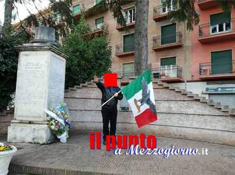 Cassino – Saluto romano dopo la commemorazione del giorno del ricordo, 48enne denunciato per apologia al fascismo