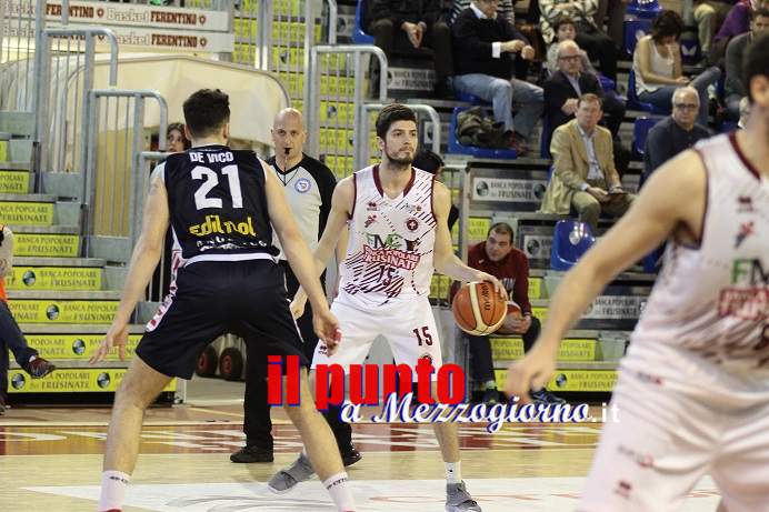 Basket A/2: Ferentino sconfitto (62-73) in casa dalla capolista Biella