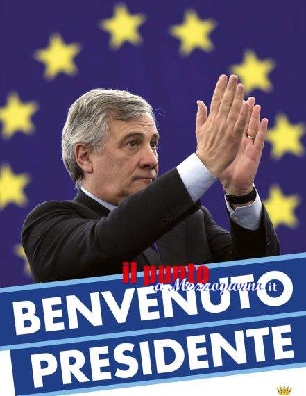Il presidente del Parlamento Europeo Tajani in visita a Pontecorvo