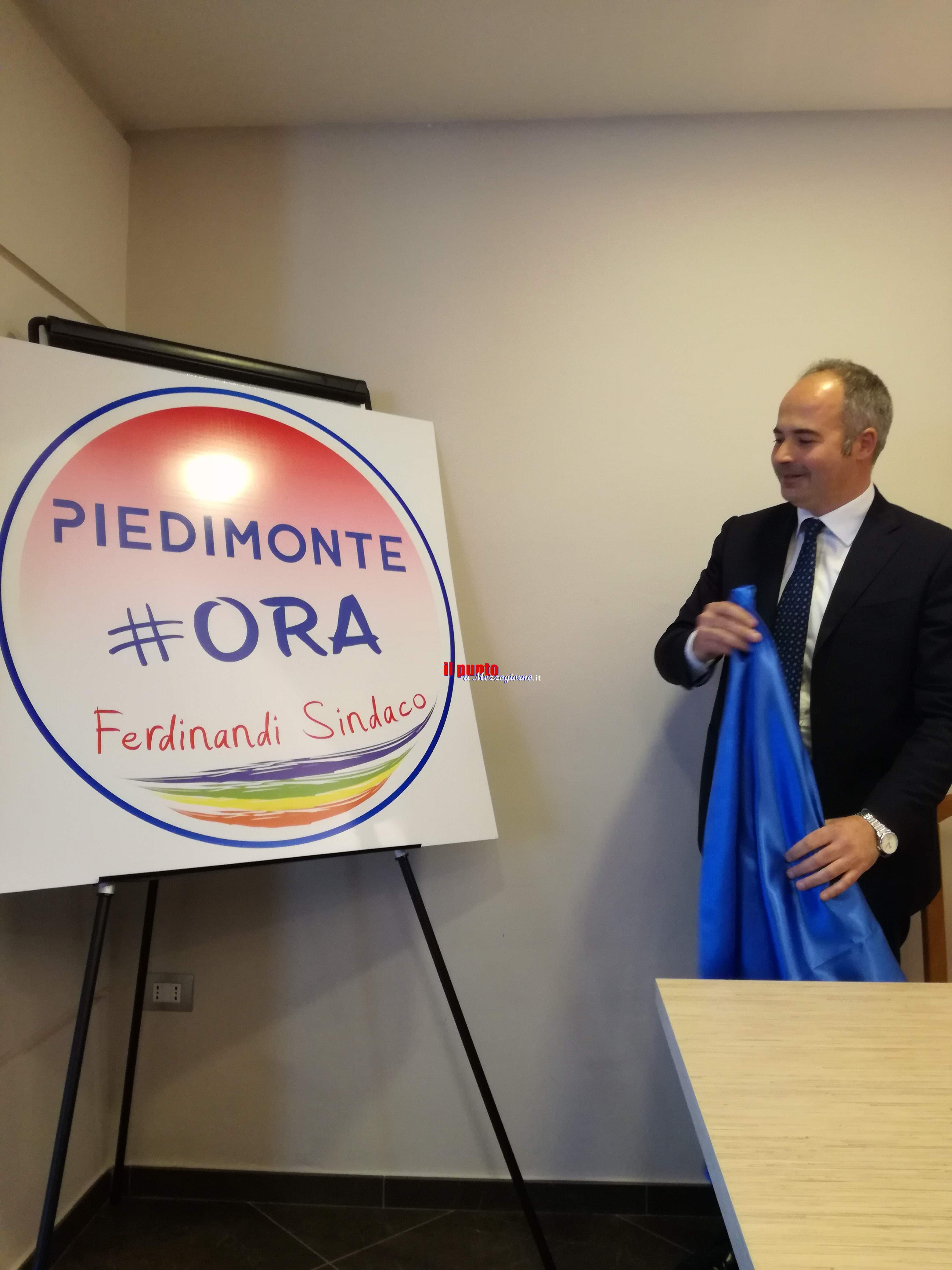 Amministrative Piedimonte- Ferdinandi presenta il logo