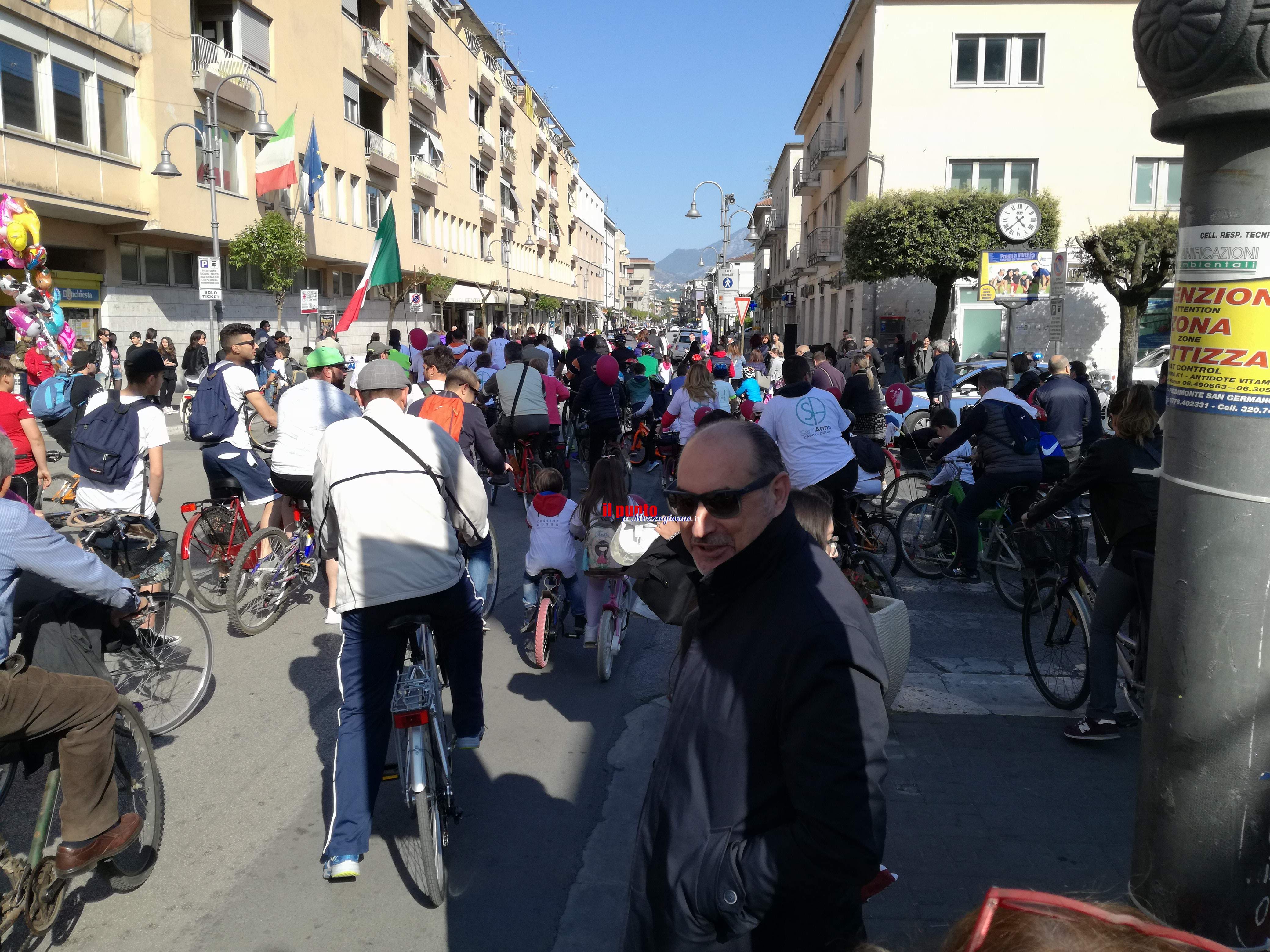 Cassino- Successo di adesioni per Io pedalo per la ciclabile