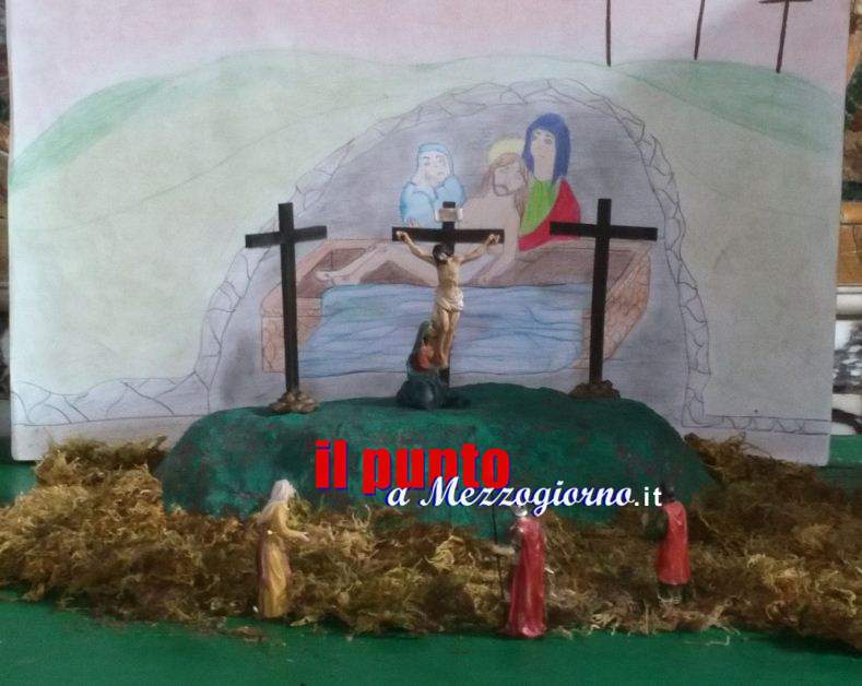 La tradizione del Presepe di Pasqua riscoperta nella scuola a Gavignano