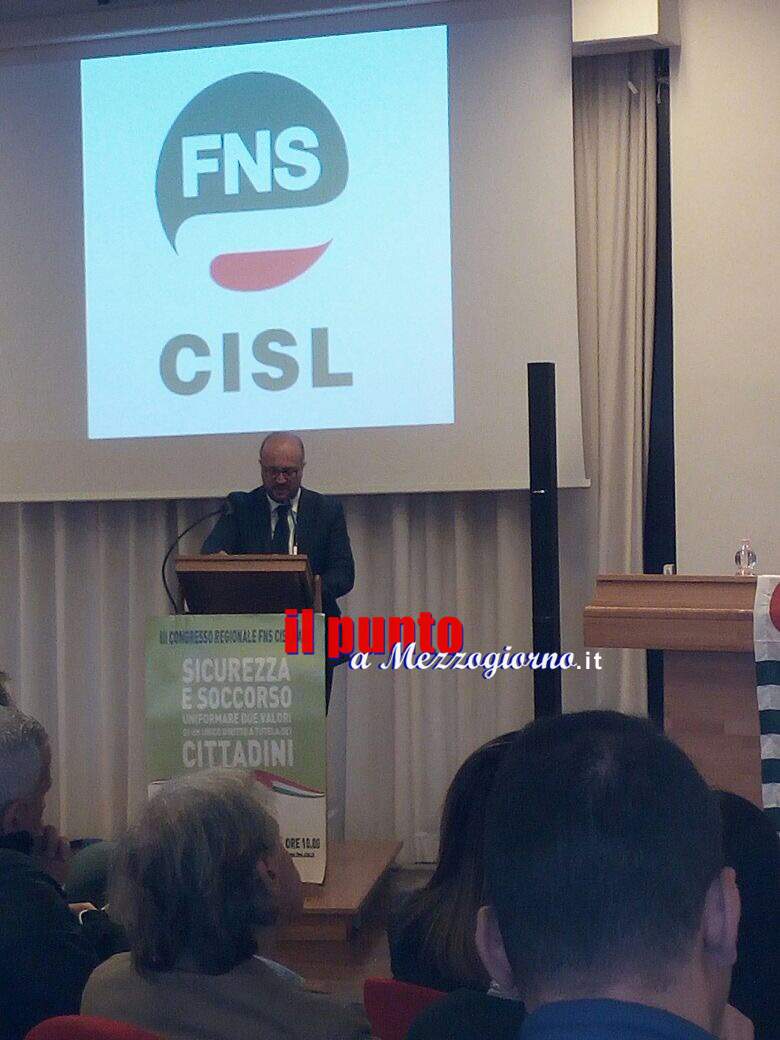 Terzo congresso della Fns Cisl Lazio. Vespia confermato segretario generale