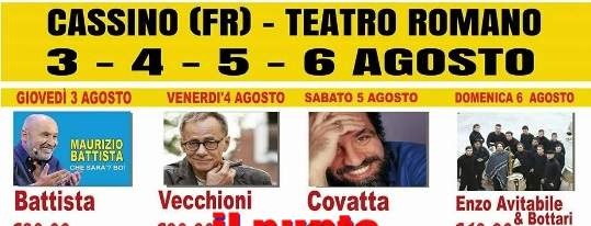 Satira, Musica e SolidarietÃ . Il messaggio che parte dal Teatro Romano