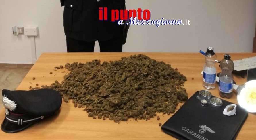 Nascondeva due chili di marijuana in casa a Frosinone, arrestato 23 enne