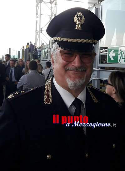 Il dirigente della Sezione Polizia Stradale, Vincenzo Lombardo, trasferito a Catanzaro