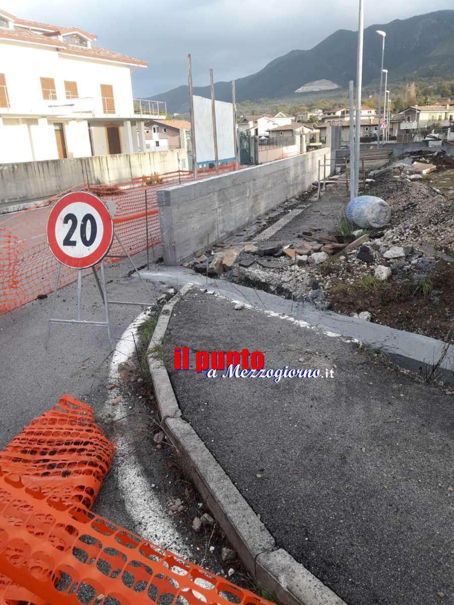 Cantiere pericoloso nel Borgo San Giacomo a Cervaro, le preoccupazioni dei residenti