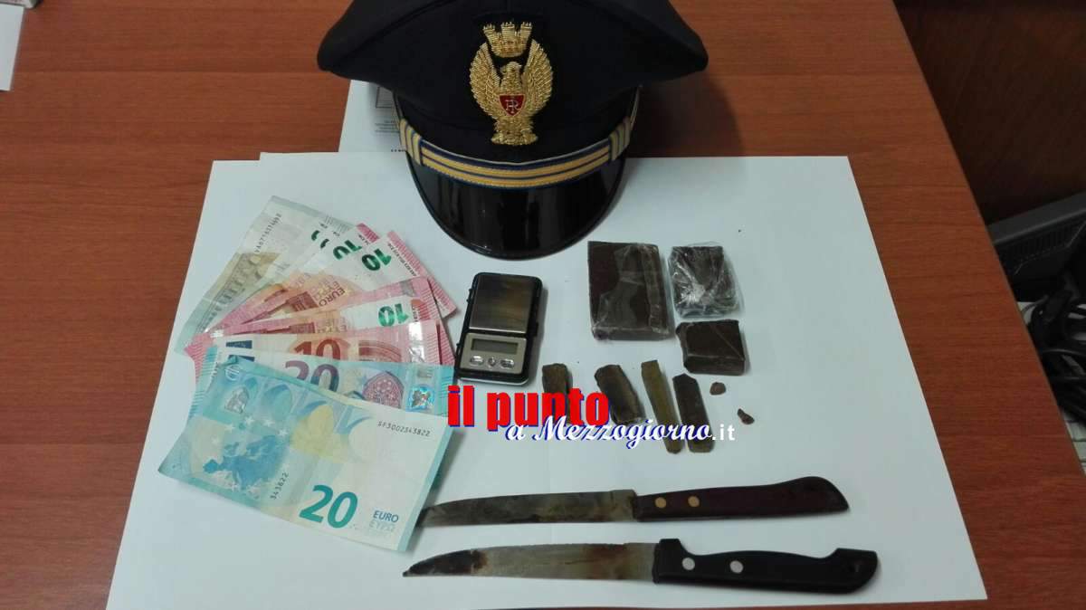 Spacciatori in trappola a Cassino, arrestati due stranieri con un etto di hashish
