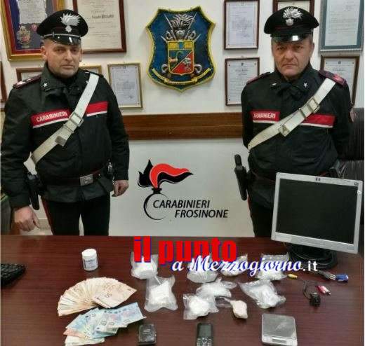 Frosinone, 2 arresti 2 denunce e 750 gr di cocaina sequestrati in operazione dei carabinieri