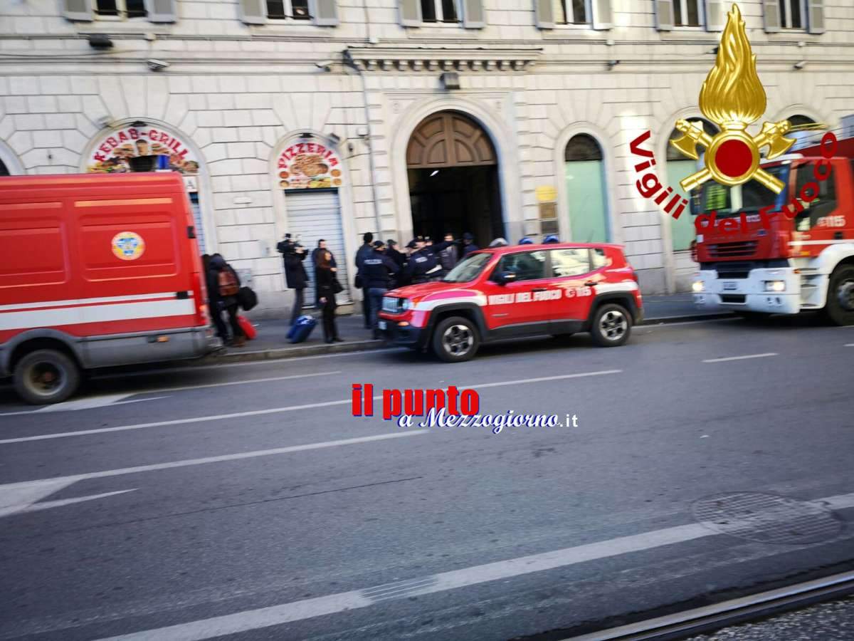 Fuga gas a Roma, evacuata una palazzina in via Cavour