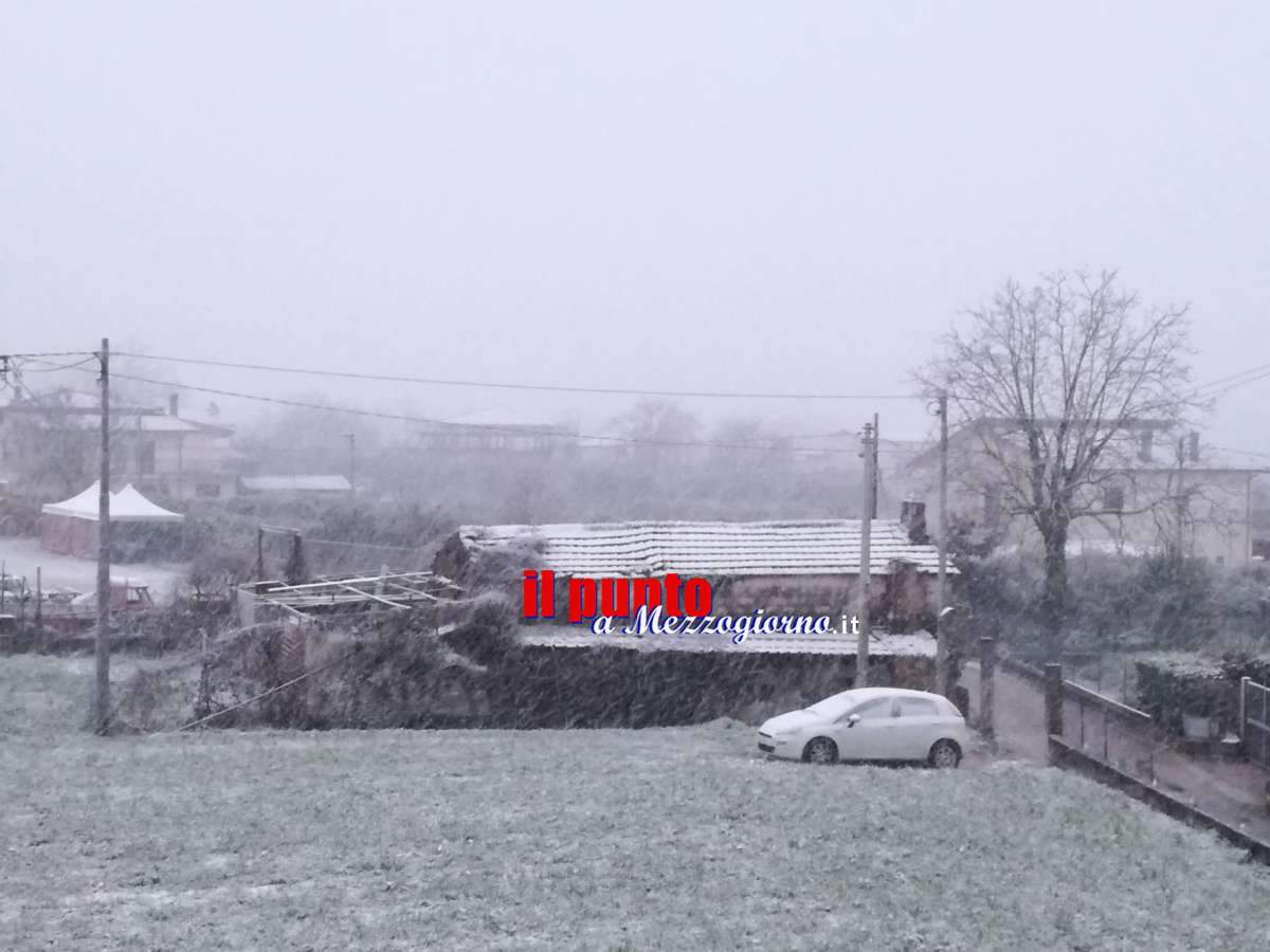 Grande freddo, Burian Ã¨ arrivato: neve su tutta la provincia di Frosinone