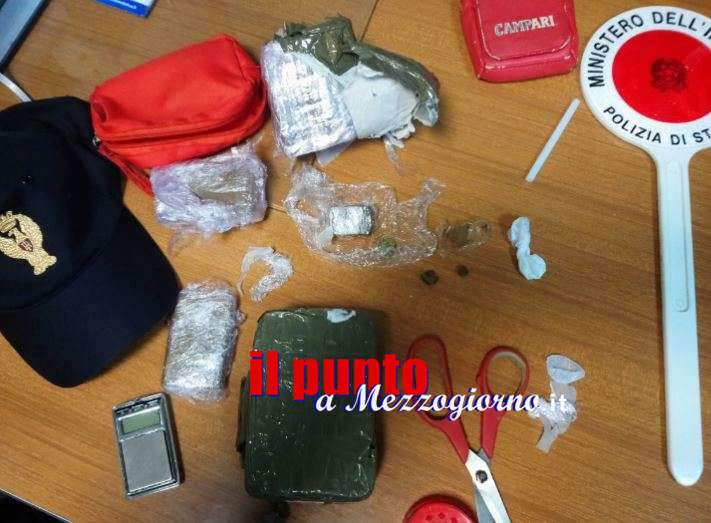 Sorpreso con 1 Kg di hashish, arrestato giovane spacciatore di Sora