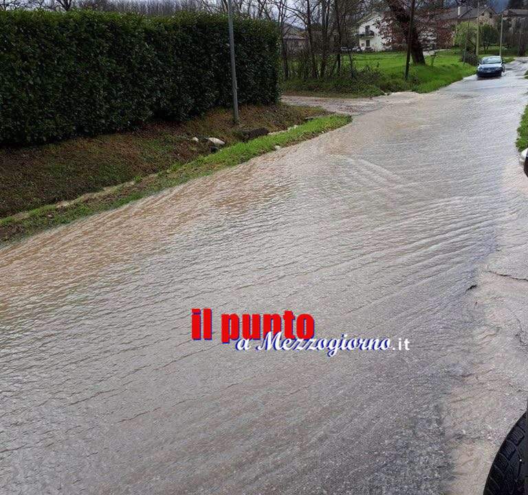 A Sant’Apollinare strade allagate e pericolose: disagi ai cittadini