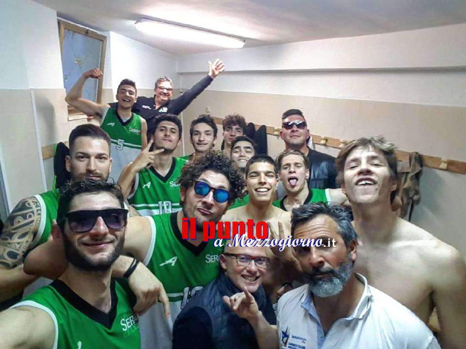 Capolavoro Basket Serapo, superata la capolista Fortitudo Roma. Continua la corsa ai play off