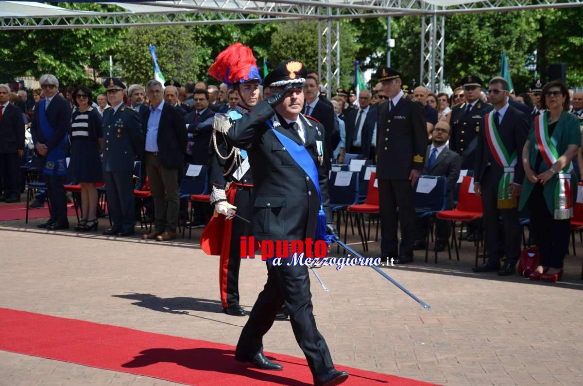 Festa dell’Arma dei Carabinieri, alla villa comunale di Frosinone le celebrazioni del 204° anniversario