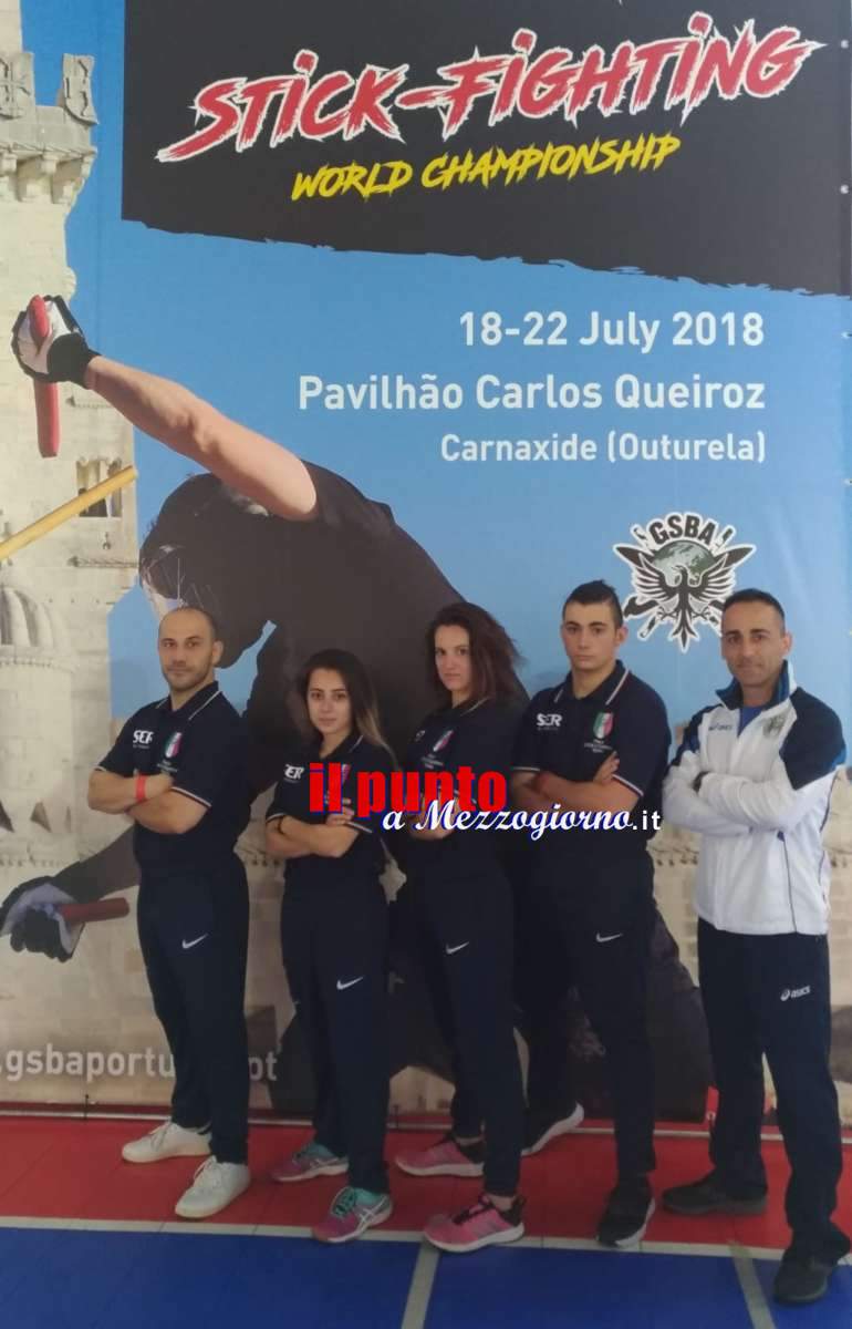 Dieci medaglie Ciociare ai mondiali di Stick Fighting a Lisbona