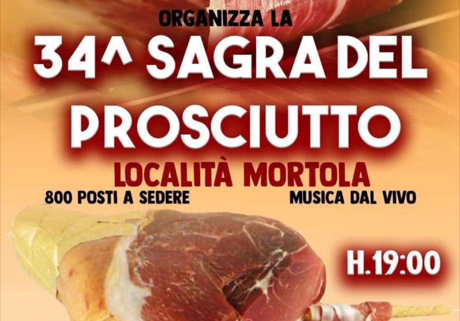 Sagra del Prosciutto a Rocca D’Evandro. Tutto pronto per l’ edizione 34