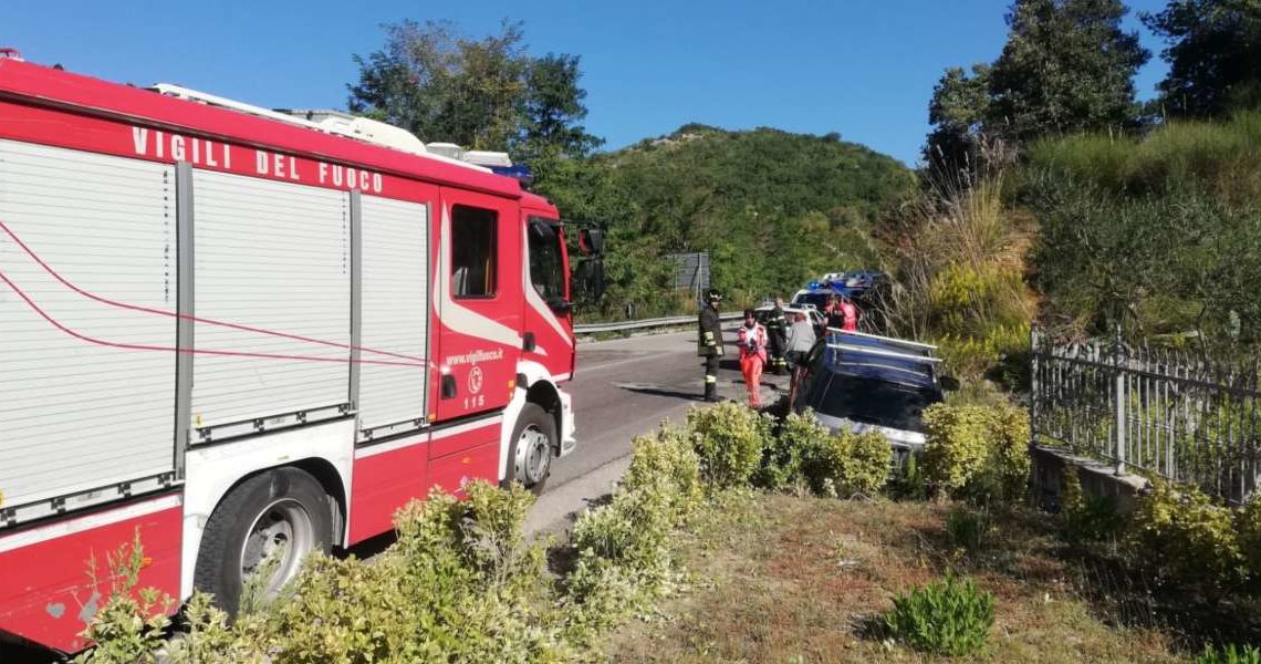 Incidente stradale sulla Cassino Formia, un ferito