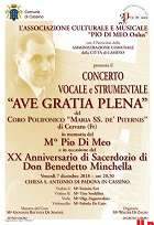 Concerto in ricordo del M° Pio Di Meo alla chiesa di S. Antonio