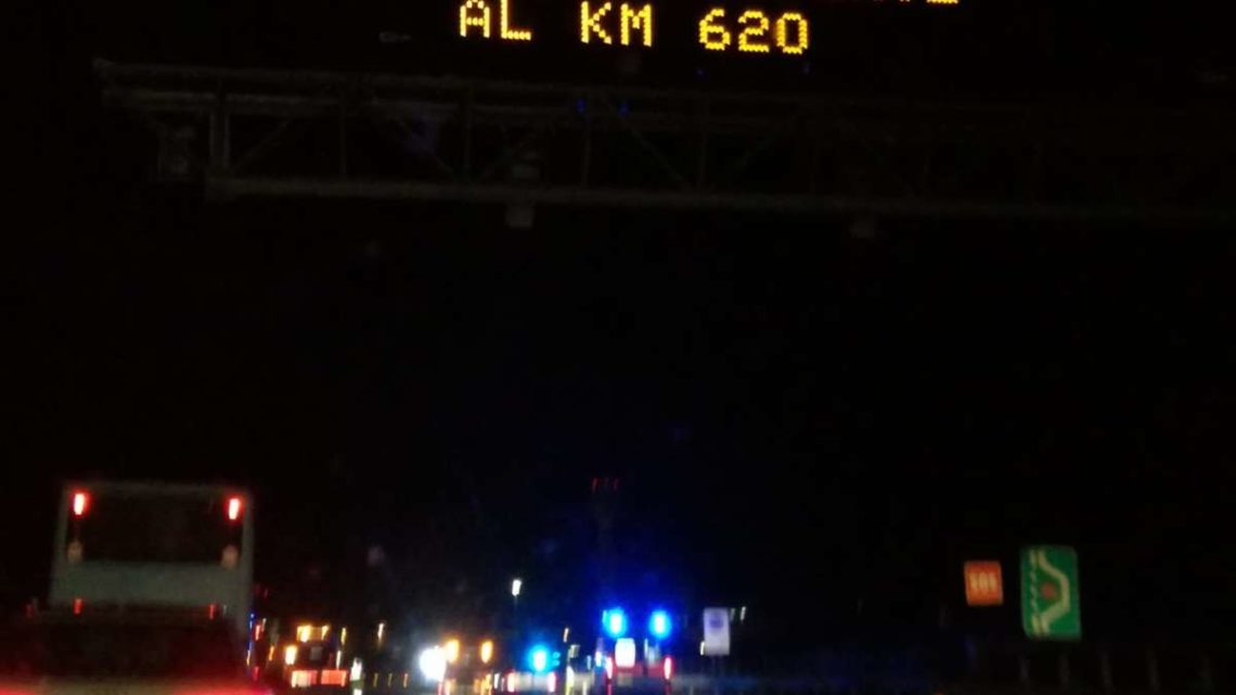 Incidente in autostrada tra Colleferro e Anagni, un morto