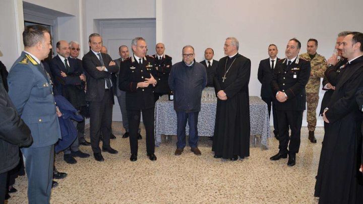 Cassino, il gen. Rispoli visita la sede della nuova caserma dei carabinieri nell’ex Rettorato