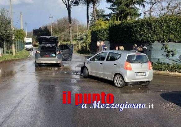 Incidente a Velletri, tre feriti tra cui un bambino