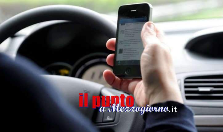 Guidano “connessi”, a Pontecorvo multati 13 automobilisti sorpresi al volante con il telefono
