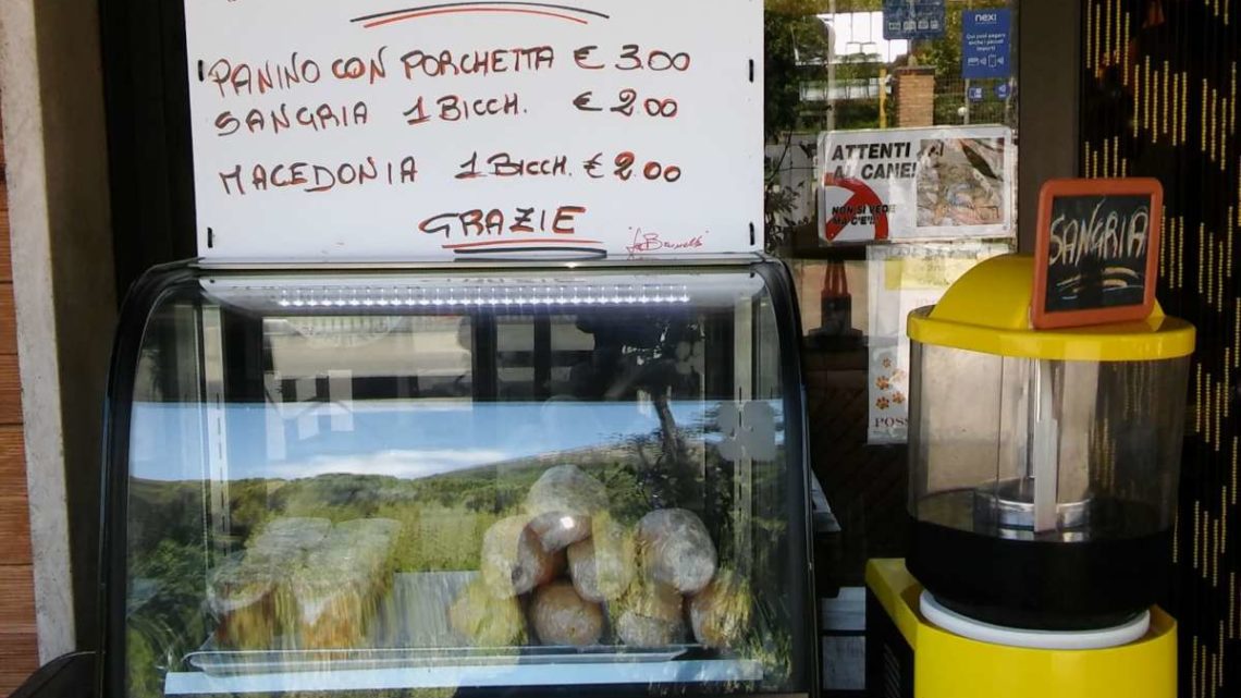 Panini all’Inglese a Cassino, prova fiducia a La Brunella: prendi e paga senza controllo