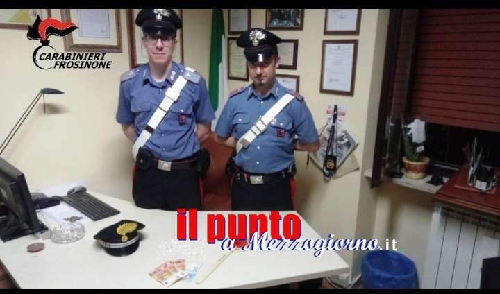 Con 43 dosi di cocaina negli slip, arrestato un 25enne a Paliano Con 43 dosi di cocaina negli slip, arrestato un 25enne a Paliano