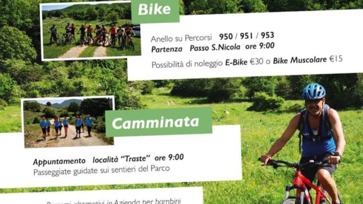 Enotrek e bike tra i Monti Aurunci durante la domenica “plastic free”