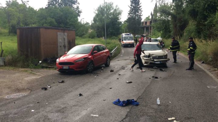 Cassino, grave incidente a Sant’Angelo. Intervento dell ‘eliambulanza