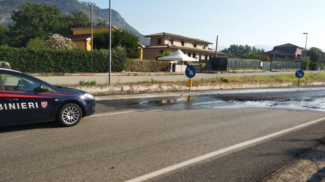Due grosse perdite d’acqua in poche ore a Cassino, disagi al traffico