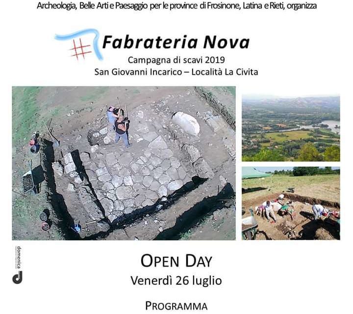 Open day al sito archeologico Fabrateria Nova di San Giovanni Incarico