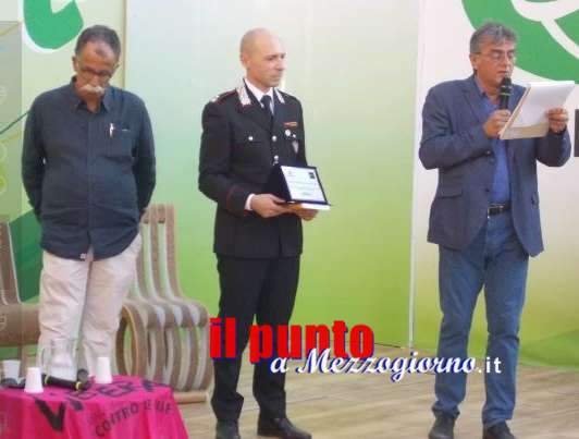 Legambiente premia il Nipaaf dei carabinieri Forestali di Frosinone Legambiente premia il Nipaaf dei carabinieri Forestali di Frosinone